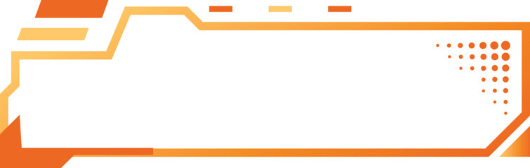 Poster - Gaming overlay border frame panel element