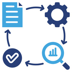 Poster - Pdca Two Color Icon