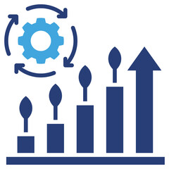 Poster - Sustainable Development Two Color Icon