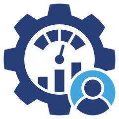 Poster - Performance Management Two Color Icon