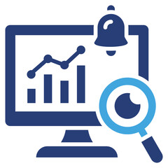 Poster - Monitoring Two Color Icon