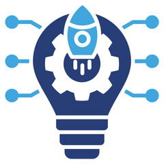 Poster - Innovation Two Color Icon