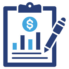 Poster - Business Evaluation Two Color Icon