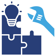 Poster - Problem Solving Two Color Icon