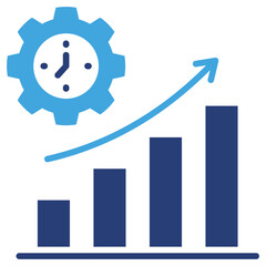 Poster - Efficiency Two Color Icon