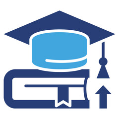 Poster - Higher Education Two Color Icon