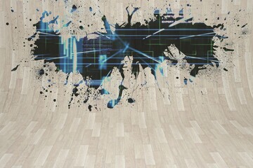 Poster - Splash showing technology interface
