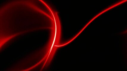 Poster - Dynamic Red Light Trails in Abstract Motion