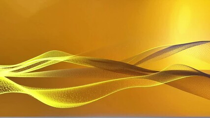 Aufkleber - Abstract Gold Wave Motion Design Video