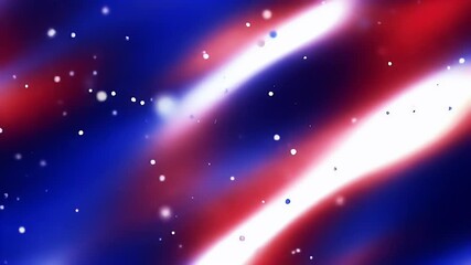 Aufkleber - Abstract Blending of Red and Blue Colors with Sparkling Particles