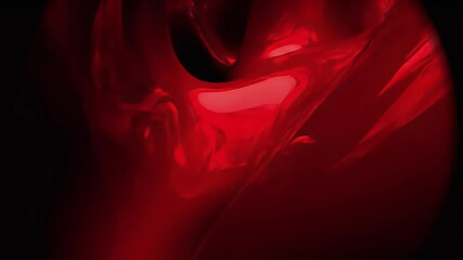 Aufkleber - Deep Red Fabric Texture in Motion Video