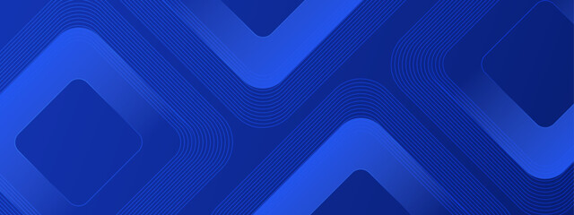 Wall Mural - abstract blue design with layered lines and shapes suitable for backgrounds, digital art, branding, 
