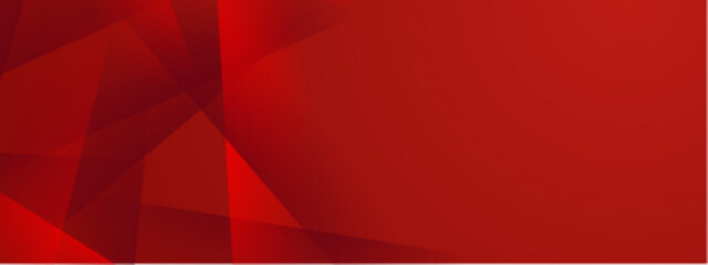 Poster - Abstract red geometric background perfect for web design, social media graphics, presentations, and branding materials. Vibrant and modern visual.