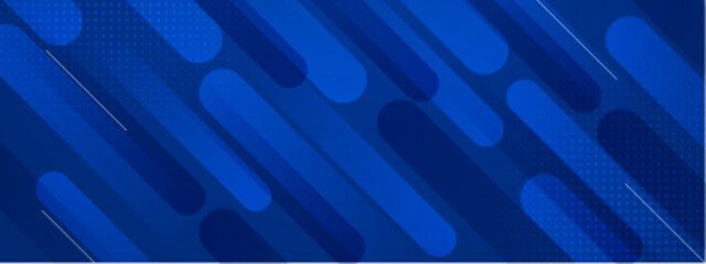 Poster - Abstract blue geometric design suitable for backgrounds, banners, posters, digital art, web design, and modern graphic projects. Bold and captivating.