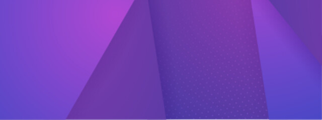 Poster - Abstract purple gradient background with geometric shapes. Suitable for modern design projects, tech presentations, and vibrant digital artworks.