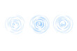 © Vetra Kori - vector concentric ripple circles line set. Clip art isolated on transparent background.