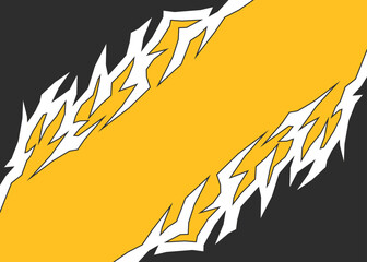 Aufkleber - Abstract background with geometric jagged pattern and with some copy space area