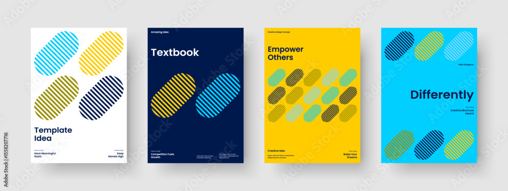 Abstract Book Cover Design. Creative Report Template. Isolated Poster ...