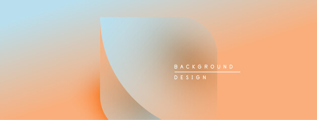 Fototapete - Abstract gradient background. Soft colors blend, creating smooth transitions. Minimalist design with text overlay. Modern aesthetic.