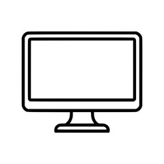 Leinwandbilder - Flat desktop monitor icon