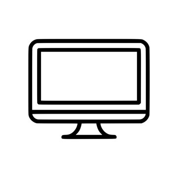 Technology device monitor icon
