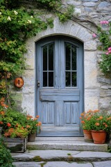  Elegant Front Door with Glass Accents Framing a Welcoming Entrance to a Beautiful Home