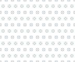 Aufkleber - Flower geometric pattern. Seamless vector background. White and gray ornament. Ornament for fabric, wallpaper, packaging. Decorative print