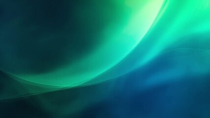 Wall Mural - Abstract Green and Blue Wave: A captivating abstract design featuring flowing waves of green and blue hues, creating a sense of depth, tranquility, and artistic beauty.