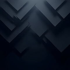 Aufkleber - Abstract dark blue squares layered with shadows and light