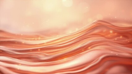 Wall Mural - Ethereal Wave: An abstract wave of shimmering, glowing colors. The artwork exudes an ethereal ambiance.