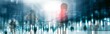 © Funtap - Financial Stock Market Graph. Website Economic Banner