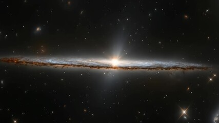Wall Mural - Cosmic spiral galaxy