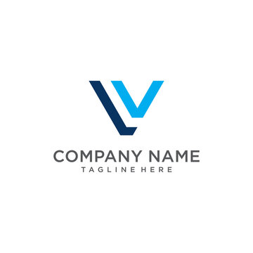 LV vector logo. concept logo