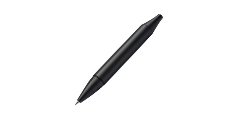 Poster - Sleek Black Stylus Pen For Digital Devices. Precision Tool For Creative And Professional Use Isolated On Transparent Background