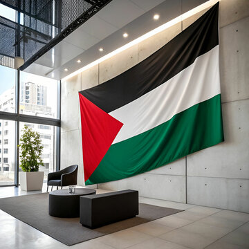 palestine flag background modern design