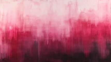 Aufkleber - Abstract painting with pink and red gradient in indoor studio