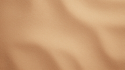 Poster - Soft, smooth beige texture with gentle waves creates warm atmosphere. Subtle background ideal for art, design, and branding. Concept of interior design, fashion, and creative arts
