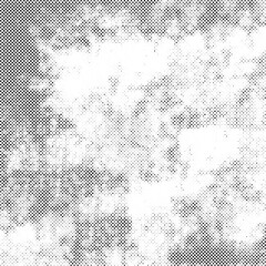 Poster - Halftone background vector, abstract backdrop design with two tone pattern and copy space for edit your content	
