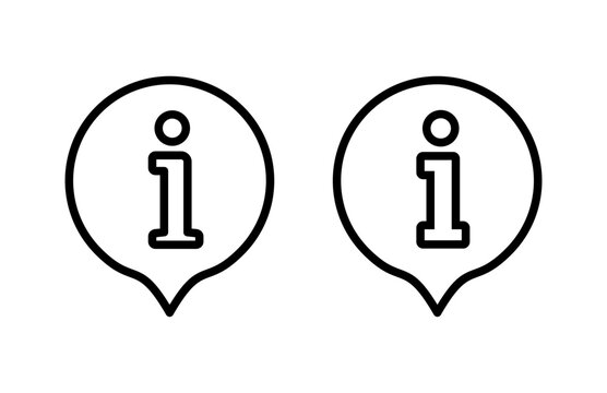 Information sign icon vector illustration. about us sign and symbol. question mark icon