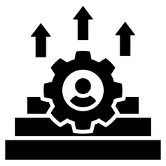 Poster - Skill Development Glyph Icon