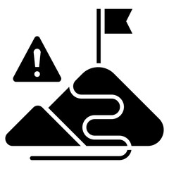 Poster - Challenge Glyph Icon