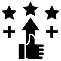 Poster - Advantage Glyph Icon