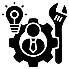 Poster - Skills Glyph Icon
