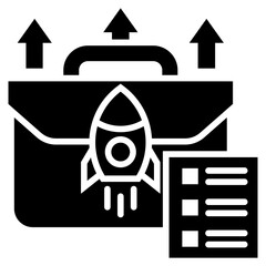Poster - Initiationbusiness Glyph Icon