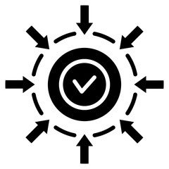 Poster - Determine Glyph Icon