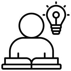 Poster - Learning Line Icon