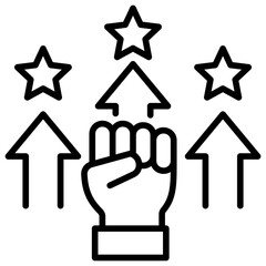 Poster - Empowerment Line Icon