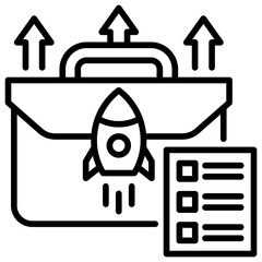 Poster - Initiationbusiness Line Icon