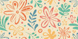 © Valerii - Floral seamless pattern, flowers and leaves, vector design