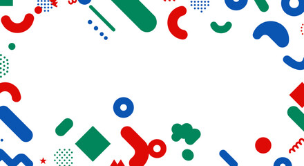 Poster - Geometric abstract pattern vector illustration for modern design background in flat style